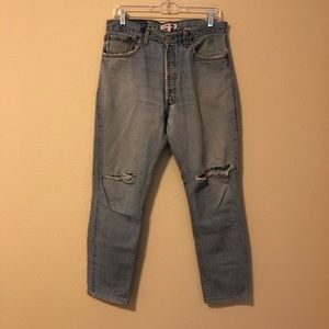 RE/DONE Levis High Rise Vintage Reworked Sz 30